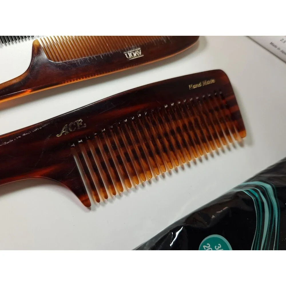 Vintage Salon Perm Hair Care Supply Lot Fuji Paper Dispenser Rods Combs Avon